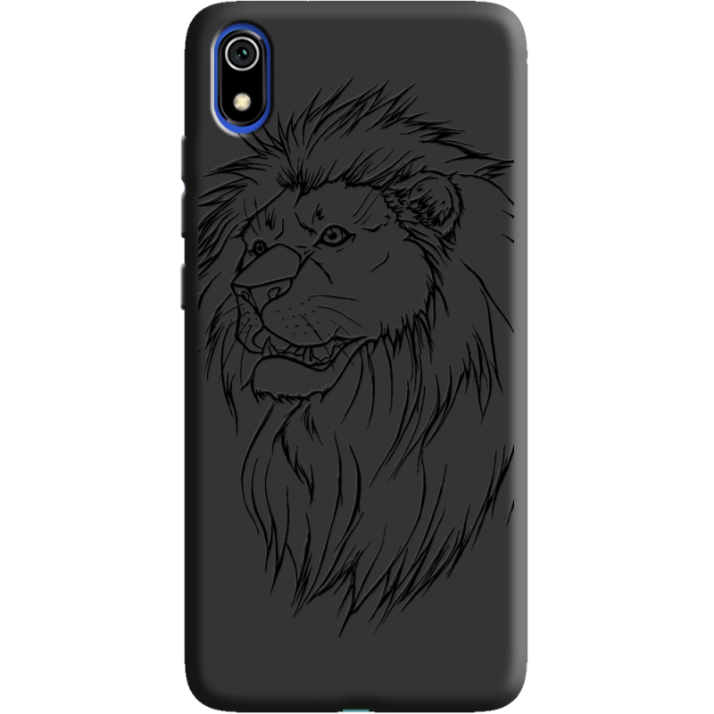 Черный чехол Uprint Xiaomi Redmi 7A Lion