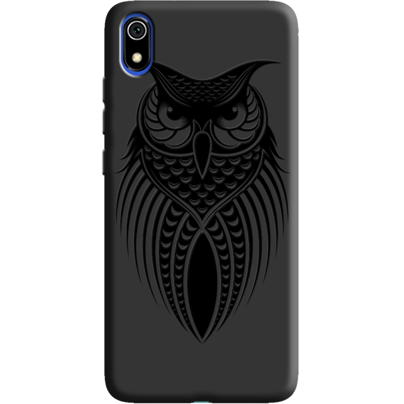 Черный чехол Uprint Xiaomi Redmi 7A Owl