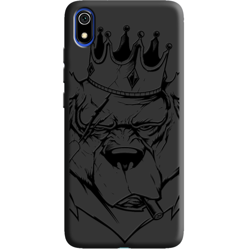 Черный чехол Uprint Xiaomi Redmi 7A Bear King