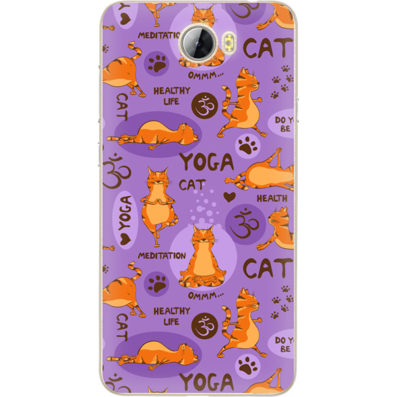 Чехол Uprint Huawei Y5 2 Yoga Cat