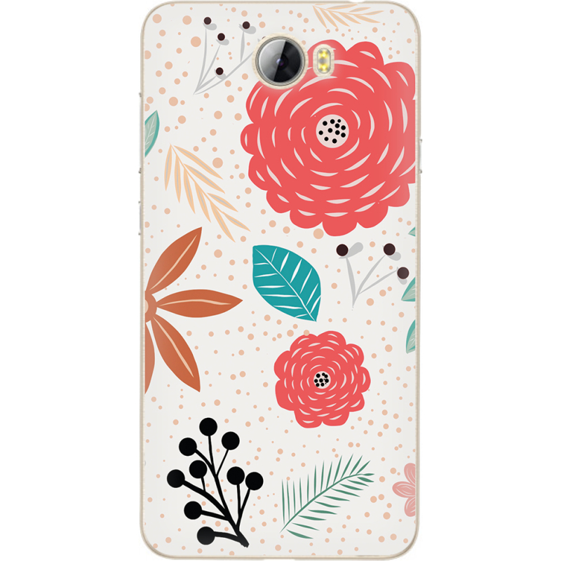 Чехол Uprint Huawei Y5 2 Line Flowers