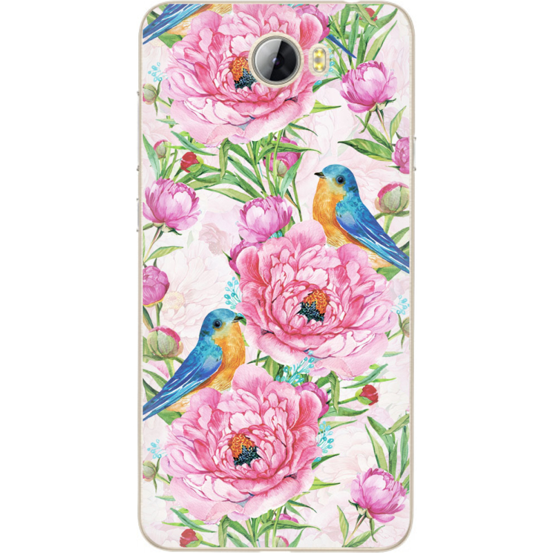 Чехол Uprint Huawei Y5 2 Birds and Flowers