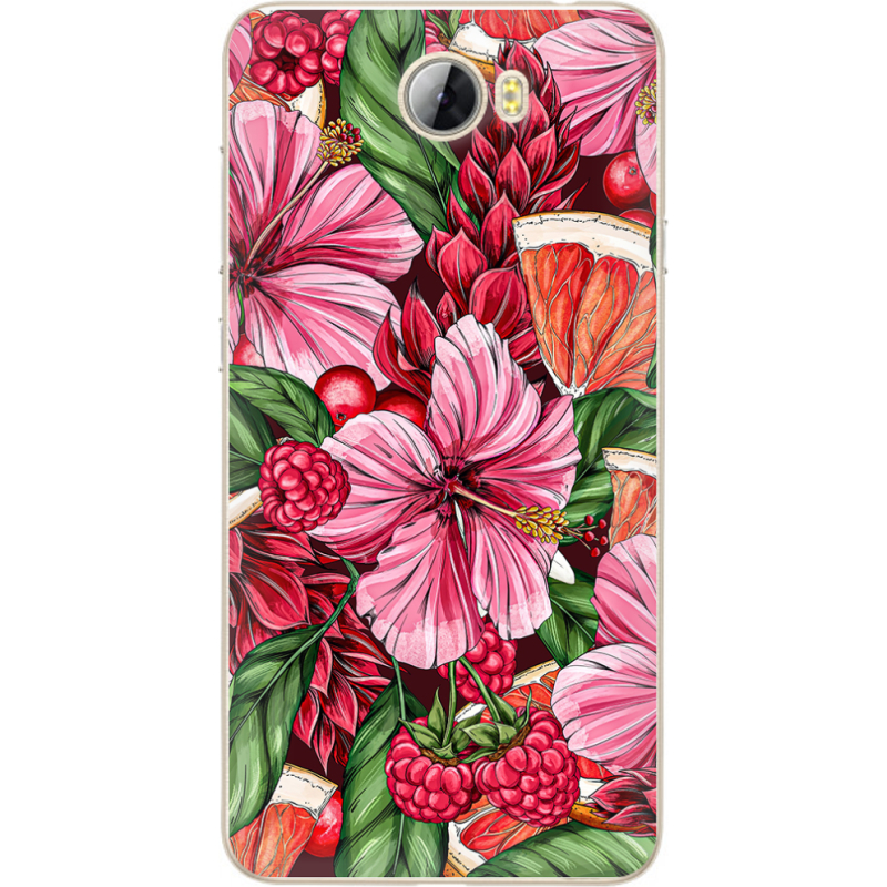 Чехол Uprint Huawei Y5 2 Tropical Flowers