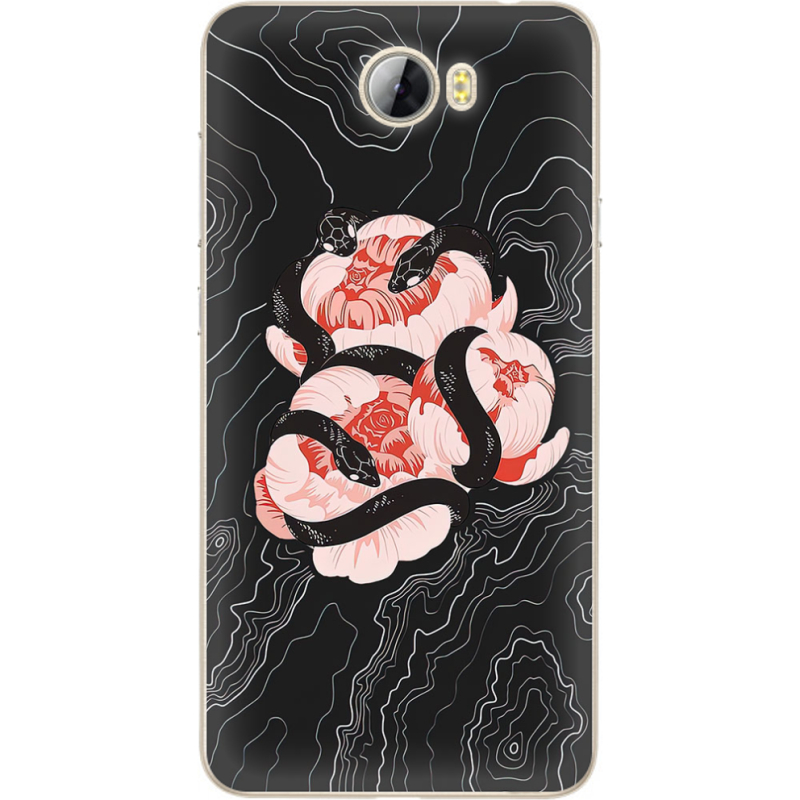 Чехол Uprint Huawei Y5 2 Snake Rose