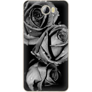 Чехол Uprint Huawei Y5 2 Black and White Roses
