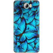 Чехол Uprint Huawei Y5 2 лазурные бабочки