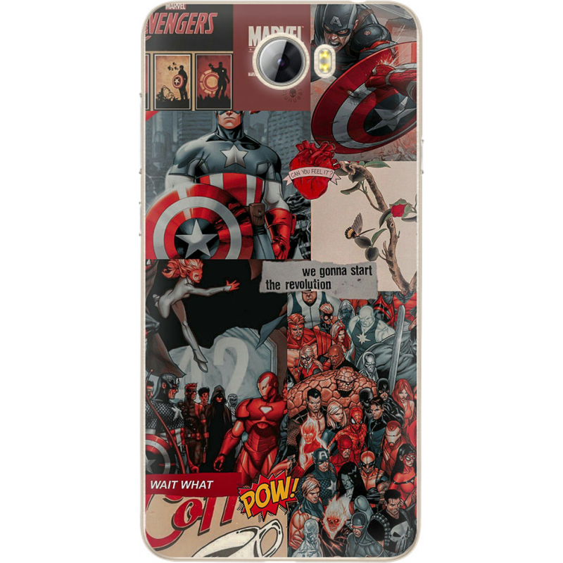 Чехол Uprint Huawei Y5 2 Marvel Avengers