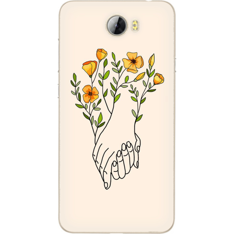 Чехол Uprint Huawei Y5 2 Flower Hands