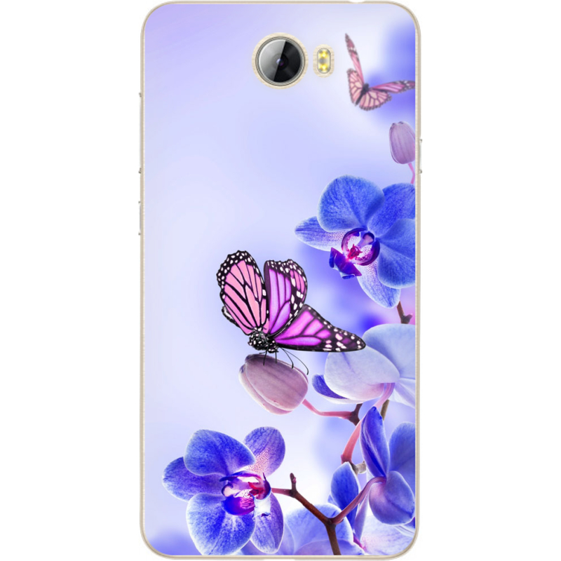 Чехол Uprint Huawei Y5 2 Orchids and Butterflies