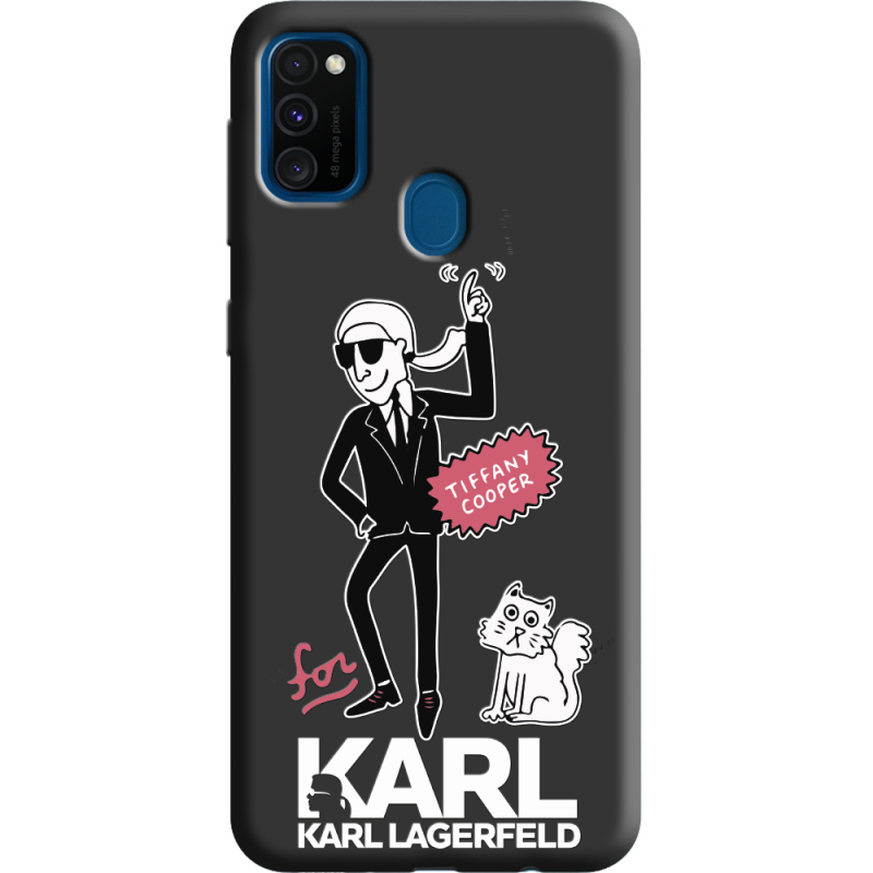 Черный чехол Uprint Samsung M307 Galaxy M30s For Karl