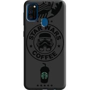 Черный чехол Uprint Samsung M307 Galaxy M30s Dark Coffee