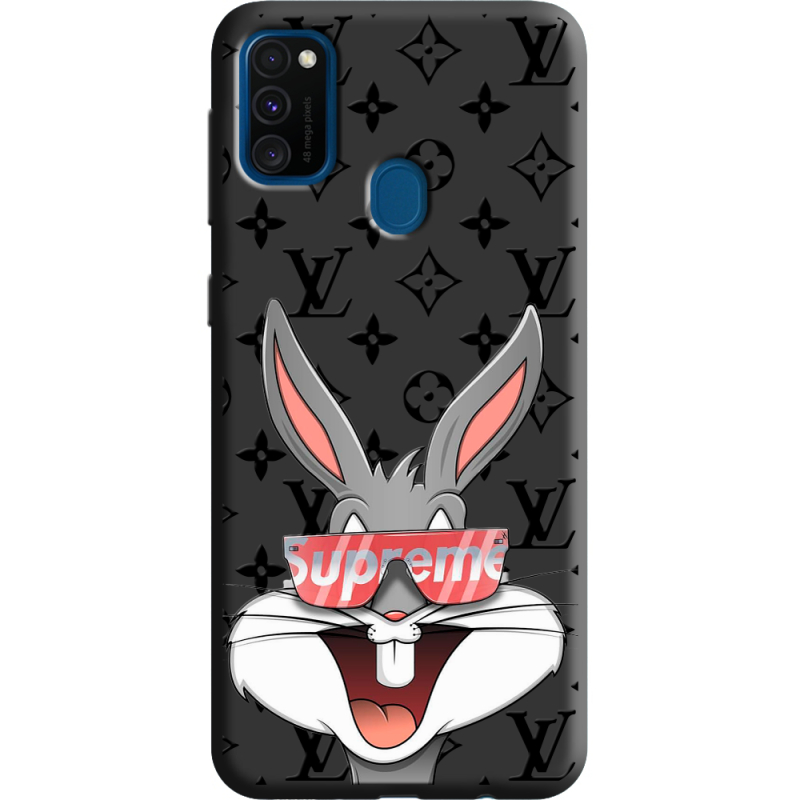 Черный чехол Uprint Samsung M307 Galaxy M30s looney bunny