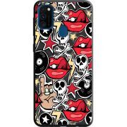 Черный чехол Uprint Samsung M307 Galaxy M30s Rock Graffiti