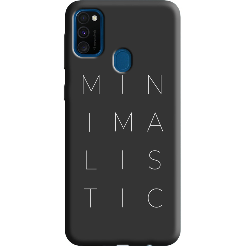 Черный чехол Uprint Samsung M307 Galaxy M30s Minimalistic