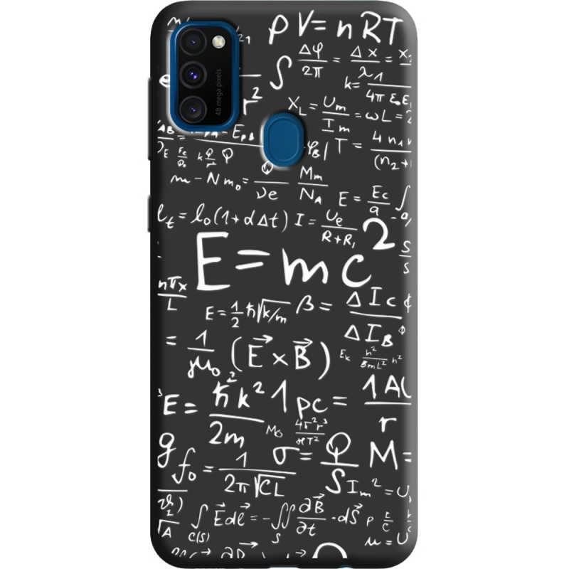 Черный чехол Uprint Samsung M307 Galaxy M30s E=mc2