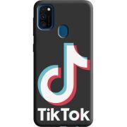 Черный чехол Uprint Samsung M307 Galaxy M30s Tik Tok