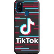 Черный чехол Uprint Samsung M307 Galaxy M30s Tik Tok