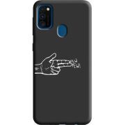 Черный чехол Uprint Samsung M307 Galaxy M30s Pew Pew