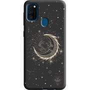 Черный чехол Uprint Samsung M307 Galaxy M30s Moon