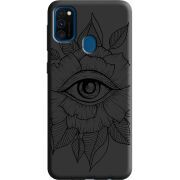 Черный чехол Uprint Samsung M307 Galaxy M30s Eye