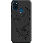 Черный чехол Uprint Samsung M307 Galaxy M30s Dove