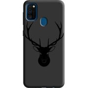 Черный чехол Uprint Samsung M307 Galaxy M30s Deer