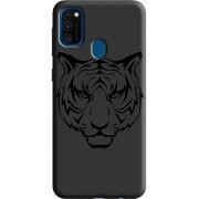 Черный чехол Uprint Samsung M307 Galaxy M30s Tiger