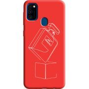 Красный чехол Uprint Samsung M307 Galaxy M30s 