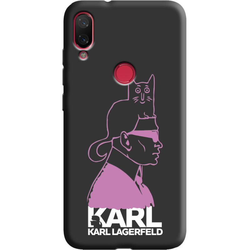 Черный чехол Uprint Xiaomi Mi Play Pink Karl