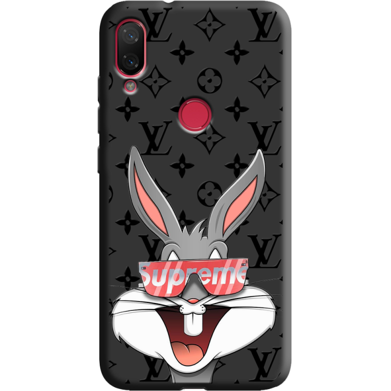 Черный чехол Uprint Xiaomi Mi Play looney bunny