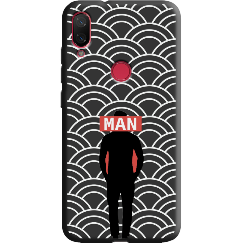 Черный чехол Uprint Xiaomi Mi Play Man Pattern