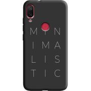 Черный чехол Uprint Xiaomi Mi Play Minimalistic