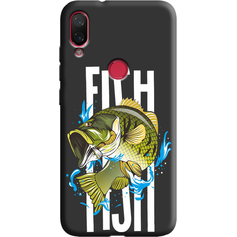 Черный чехол Uprint Xiaomi Mi Play Fish