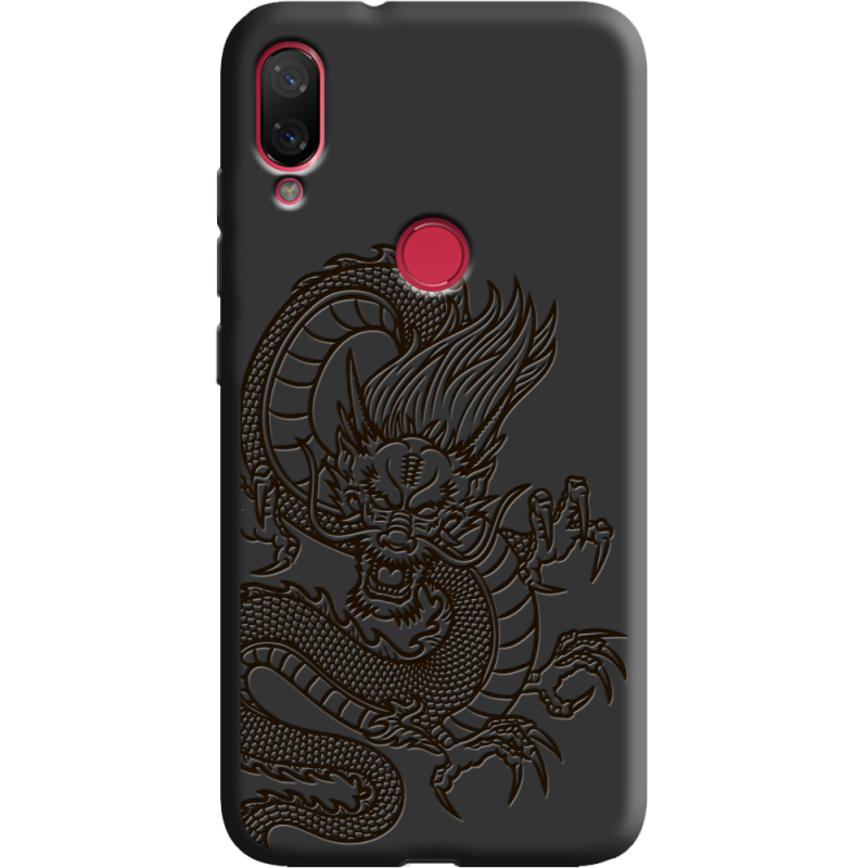 Черный чехол Uprint Xiaomi Mi Play Chinese Dragon