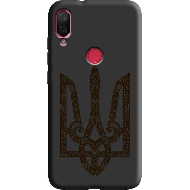 Черный чехол Uprint Xiaomi Mi Play Ukrainian Trident