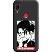 Черный чехол Uprint Xiaomi Mi Play Attack On Titan - Ackerman