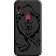 Черный чехол Uprint Xiaomi Mi Play Grizzly Bear