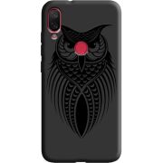 Черный чехол Uprint Xiaomi Mi Play Owl