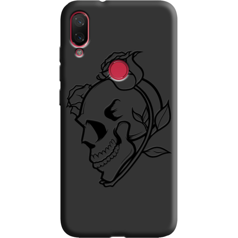 Черный чехол Uprint Xiaomi Mi Play Skull and Roses