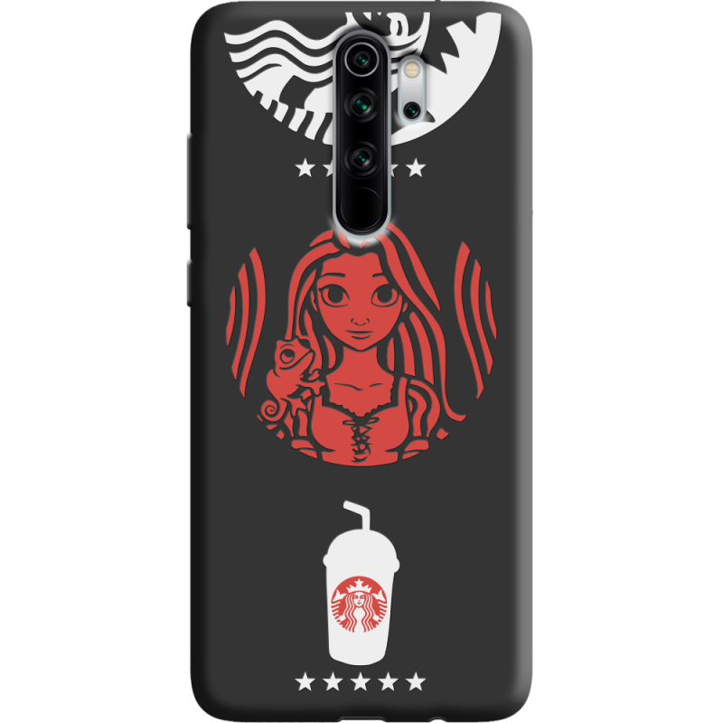 Черный чехол Uprint Xiaomi Redmi Note 8 Pro RedWhite Coffee