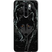 Черный чехол Uprint Xiaomi Redmi Note 8 Pro Wolf