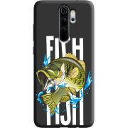 Черный чехол Uprint Xiaomi Redmi Note 8 Pro Fish