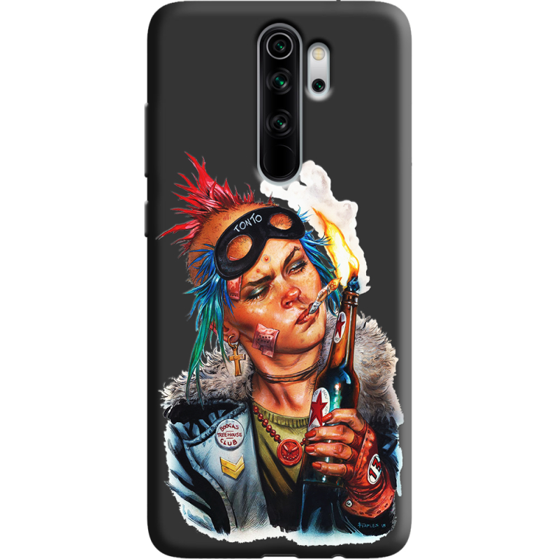 Черный чехол Uprint Xiaomi Redmi Note 8 Pro Tanker Girl