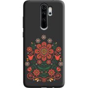 Черный чехол Uprint Xiaomi Redmi Note 8 Pro Ukrainian Ornament