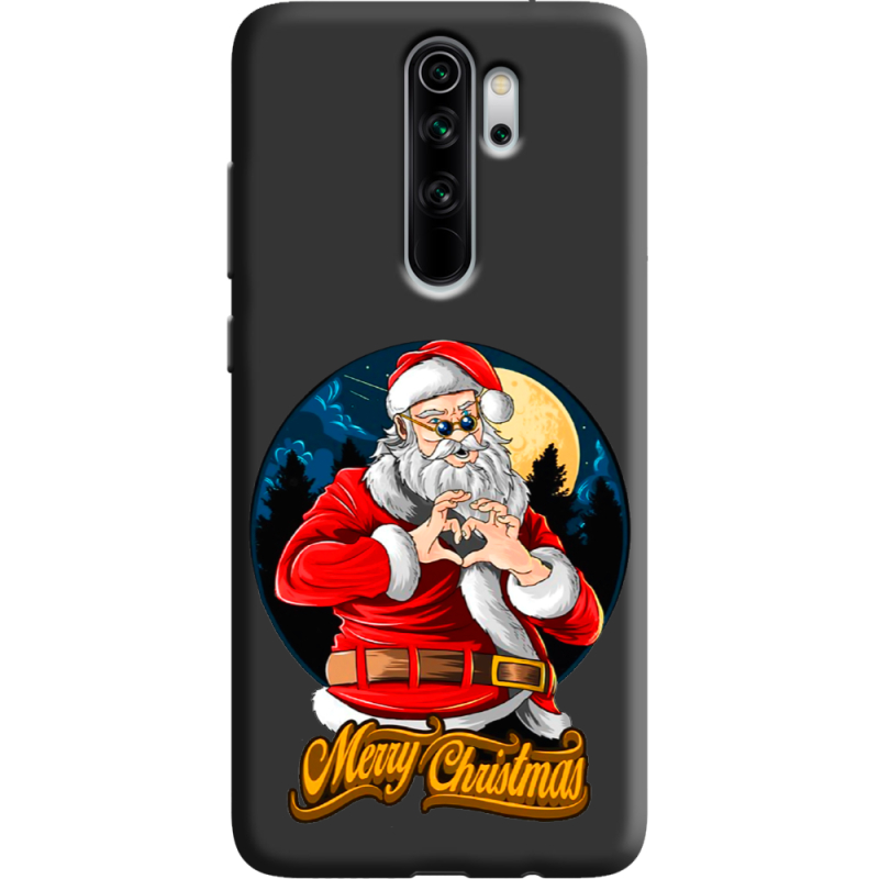 Черный чехол Uprint Xiaomi Redmi Note 8 Pro Cool Santa