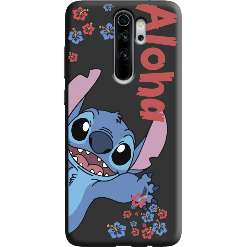 Черный чехол Uprint Xiaomi Redmi Note 8 Pro Гавайський друг Stich