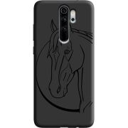 Черный чехол Uprint Xiaomi Redmi Note 8 Pro Horse