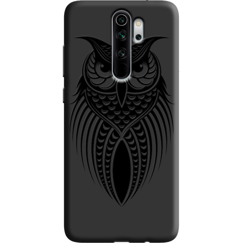 Черный чехол Uprint Xiaomi Redmi Note 8 Pro Owl