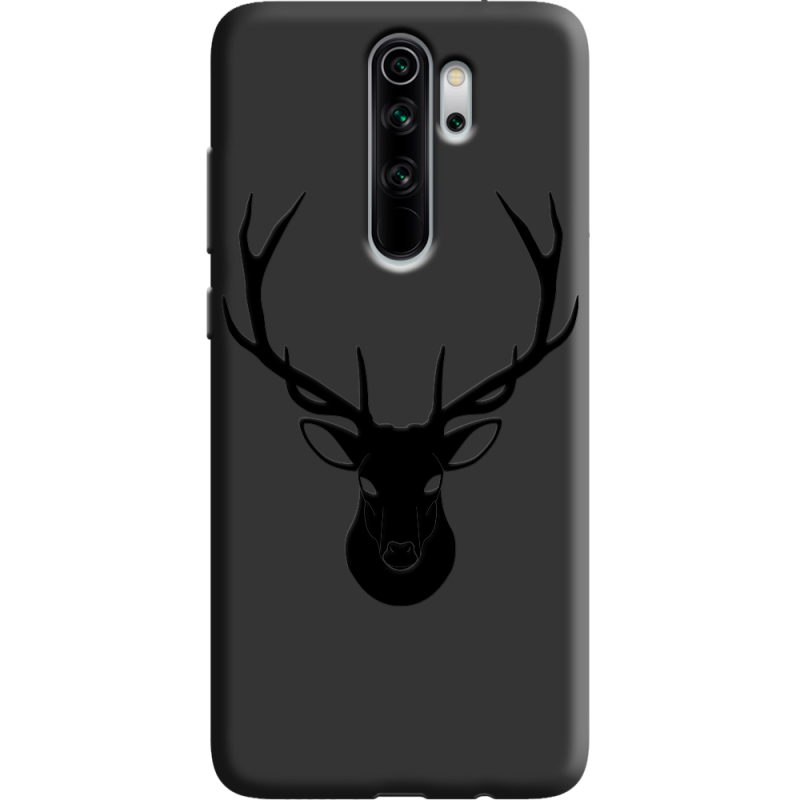 Черный чехол Uprint Xiaomi Redmi Note 8 Pro Deer