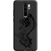 Черный чехол Uprint Xiaomi Redmi Note 8 Pro Snake